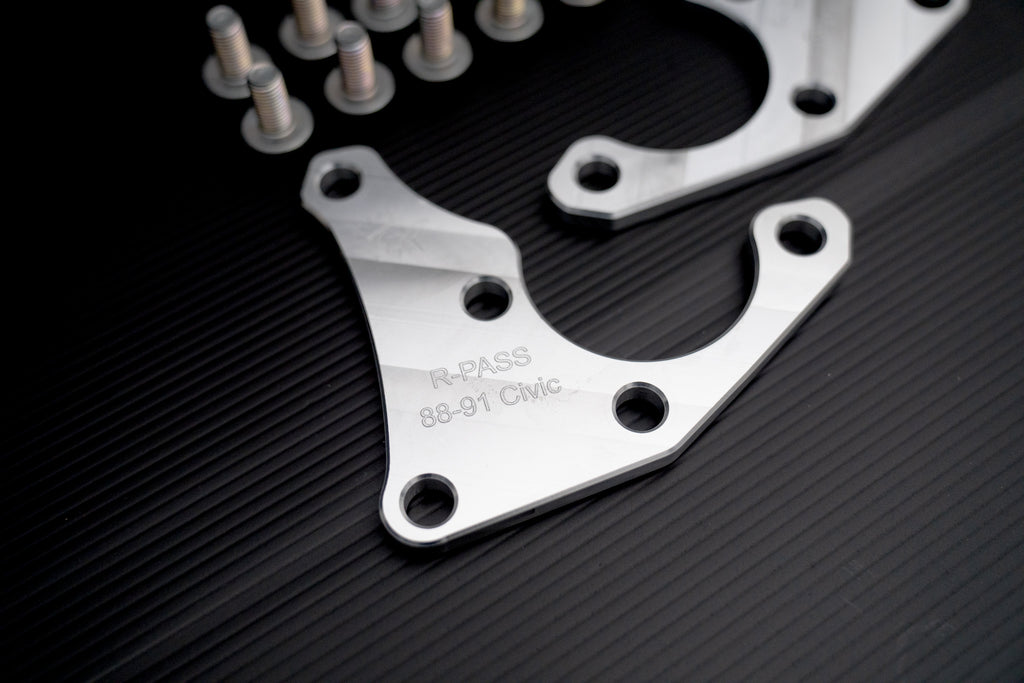1988-91 Honda Civic, CRX, del Sol rear disk Conversion Brackets