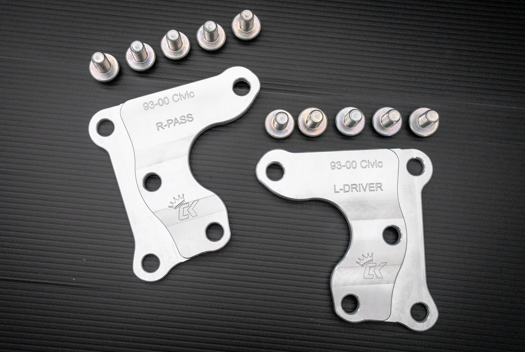 1992-2000 Honda Civic, Sedan, Hatch, Coupe rear disc Conversion Brackets