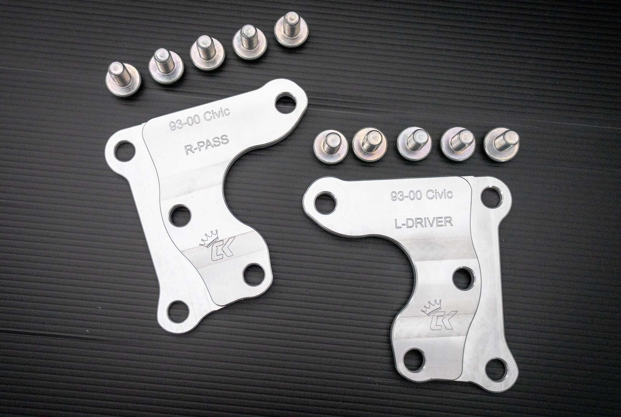 1992-2000 Honda Civic, Sedan, Hatch, Coupe rear disc Conversion Brackets