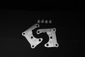 2007-2008 Honda Fit Rear Disk conversion brackets