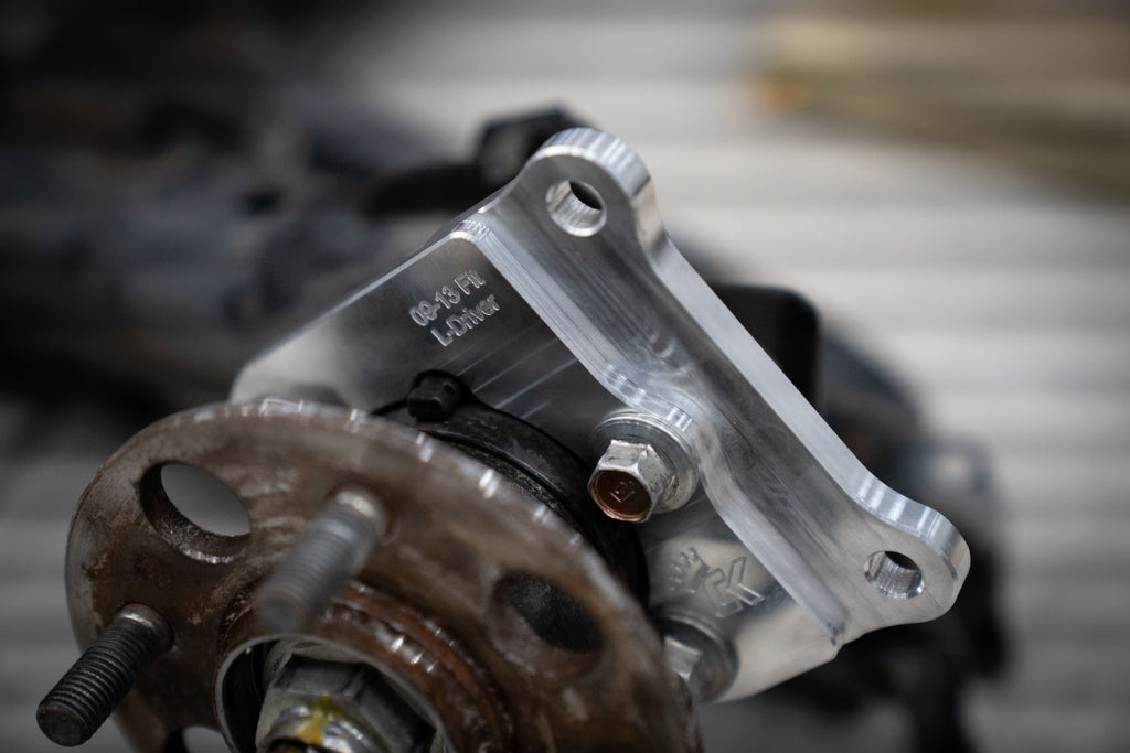 2009-2013 Honda Fit Rear Disk conversion brackets