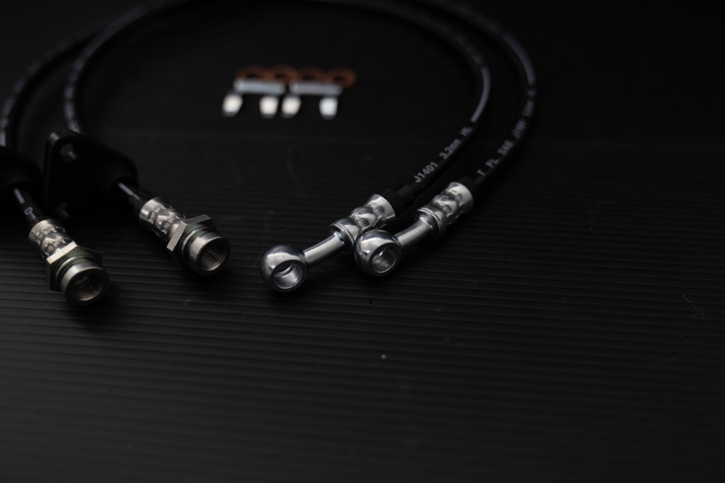 Rear disk conversion brake lines