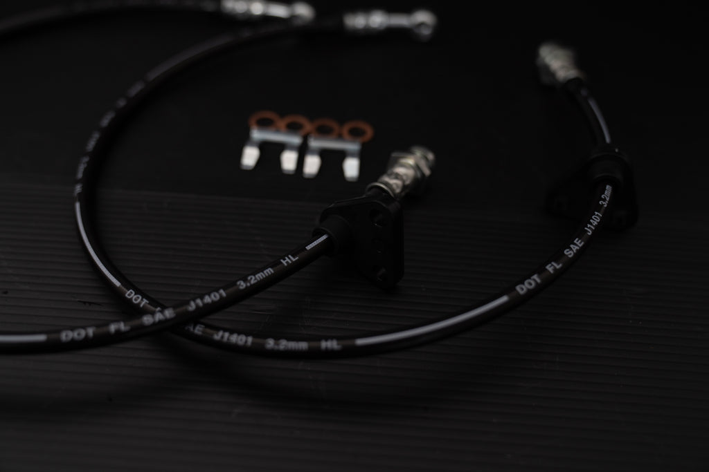 Rear disk conversion brake lines