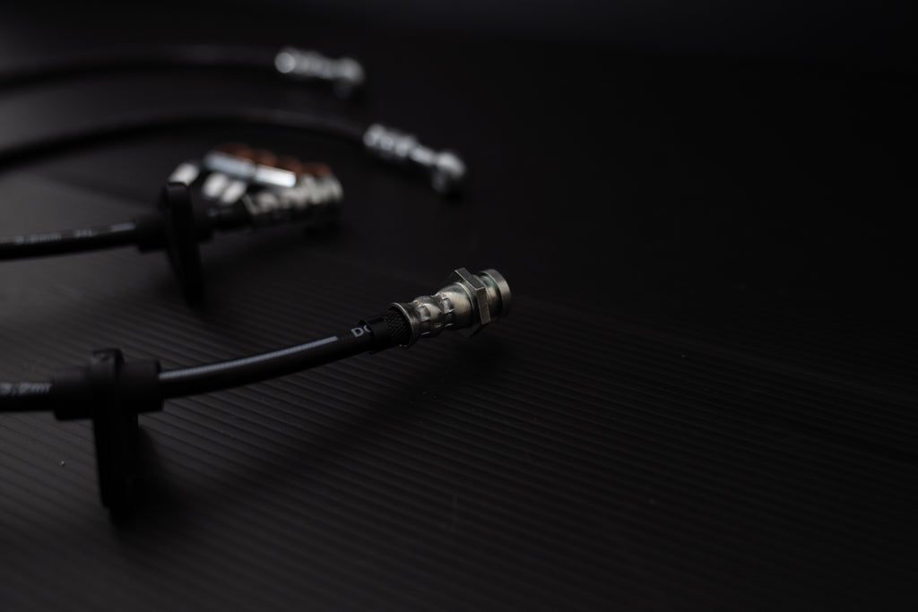 Rear disk conversion brake lines