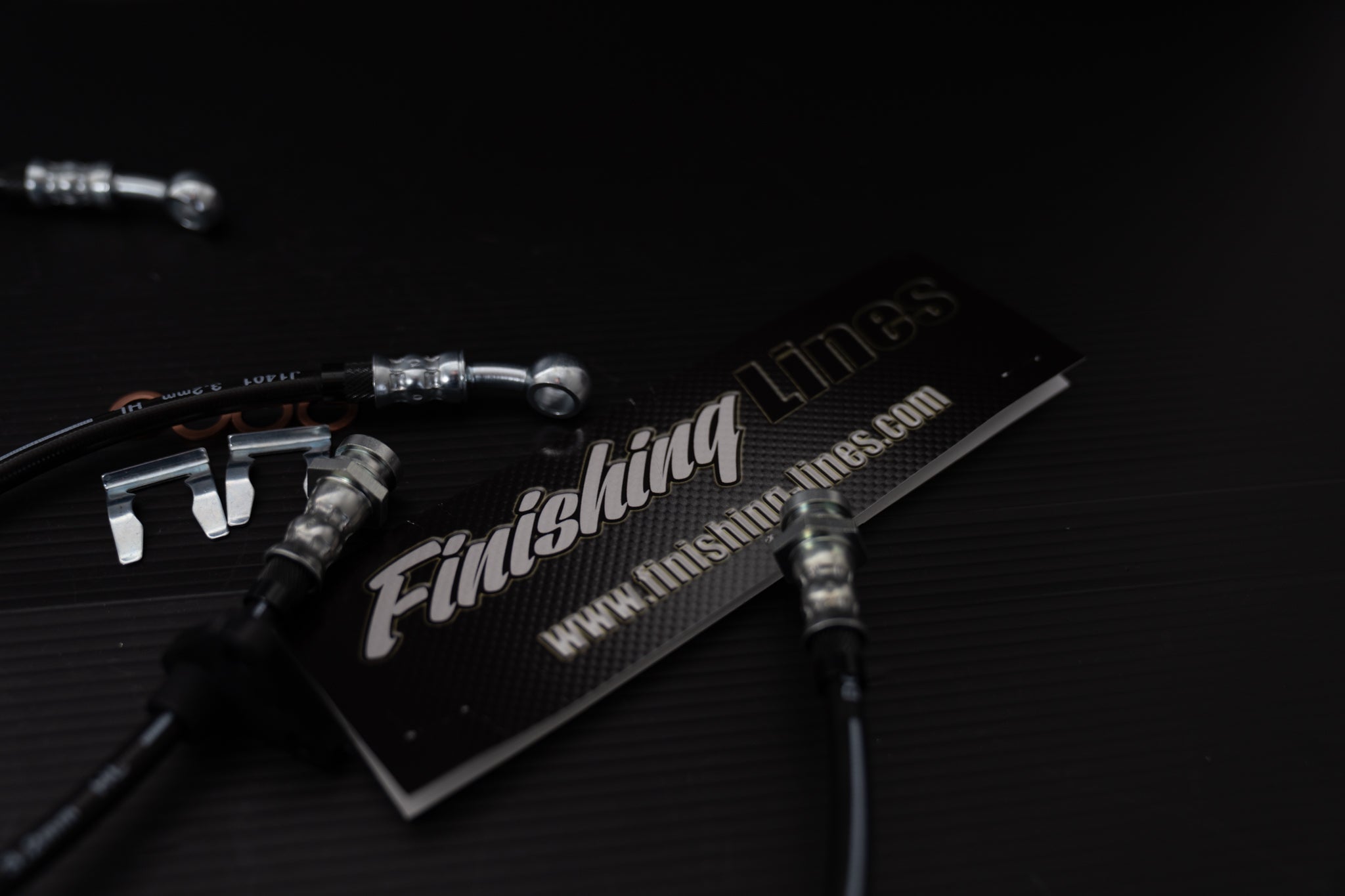 Rear disk conversion brake lines