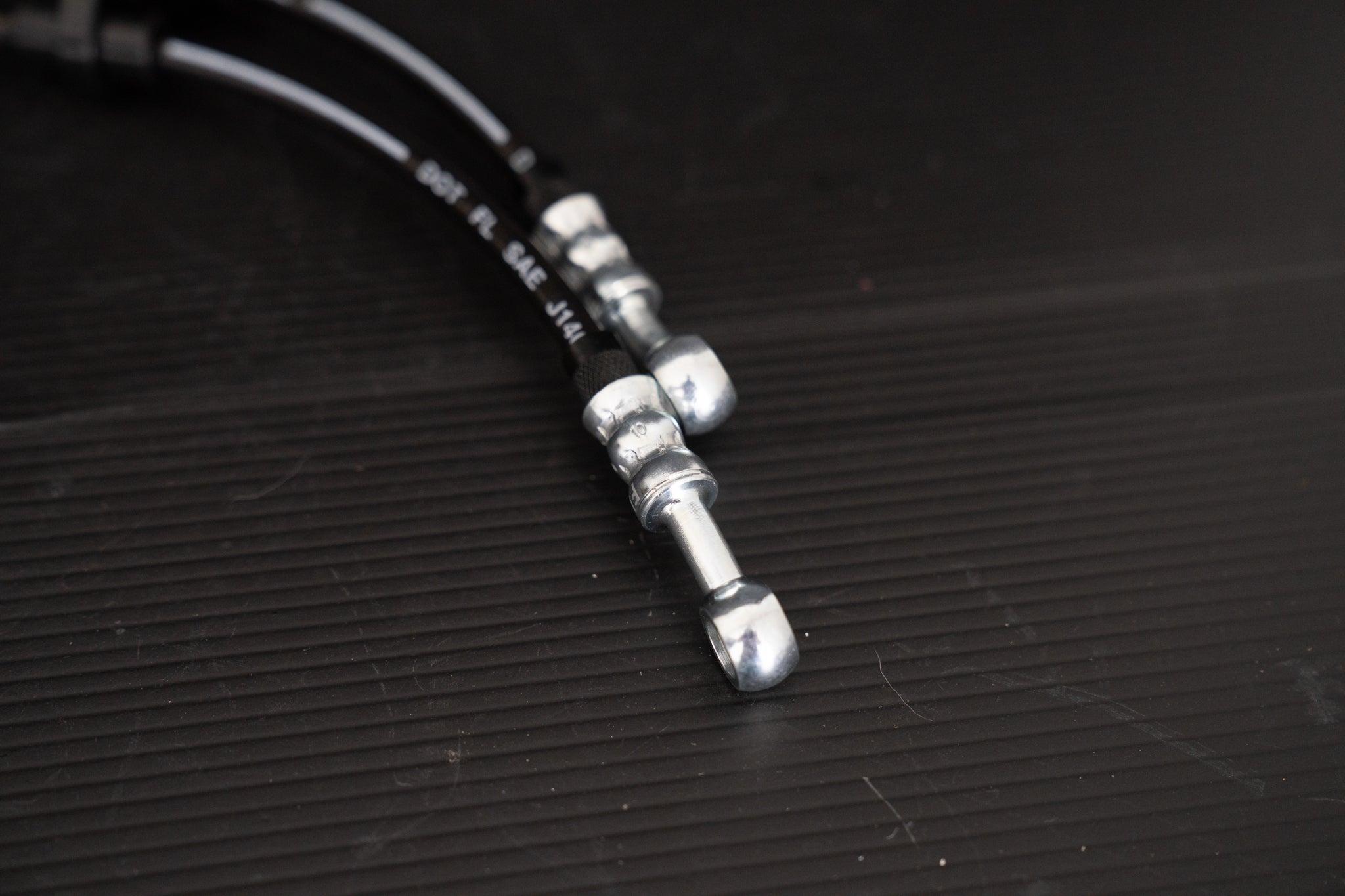 07-08 GD Fit Front Stainless Brake Hoses