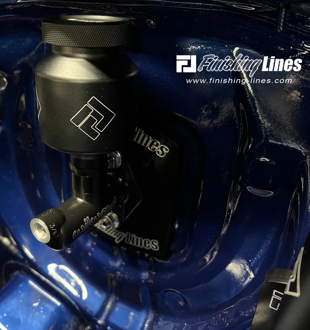Honda/Acura Finishing Lines Brake Booster Delete V2 - Black