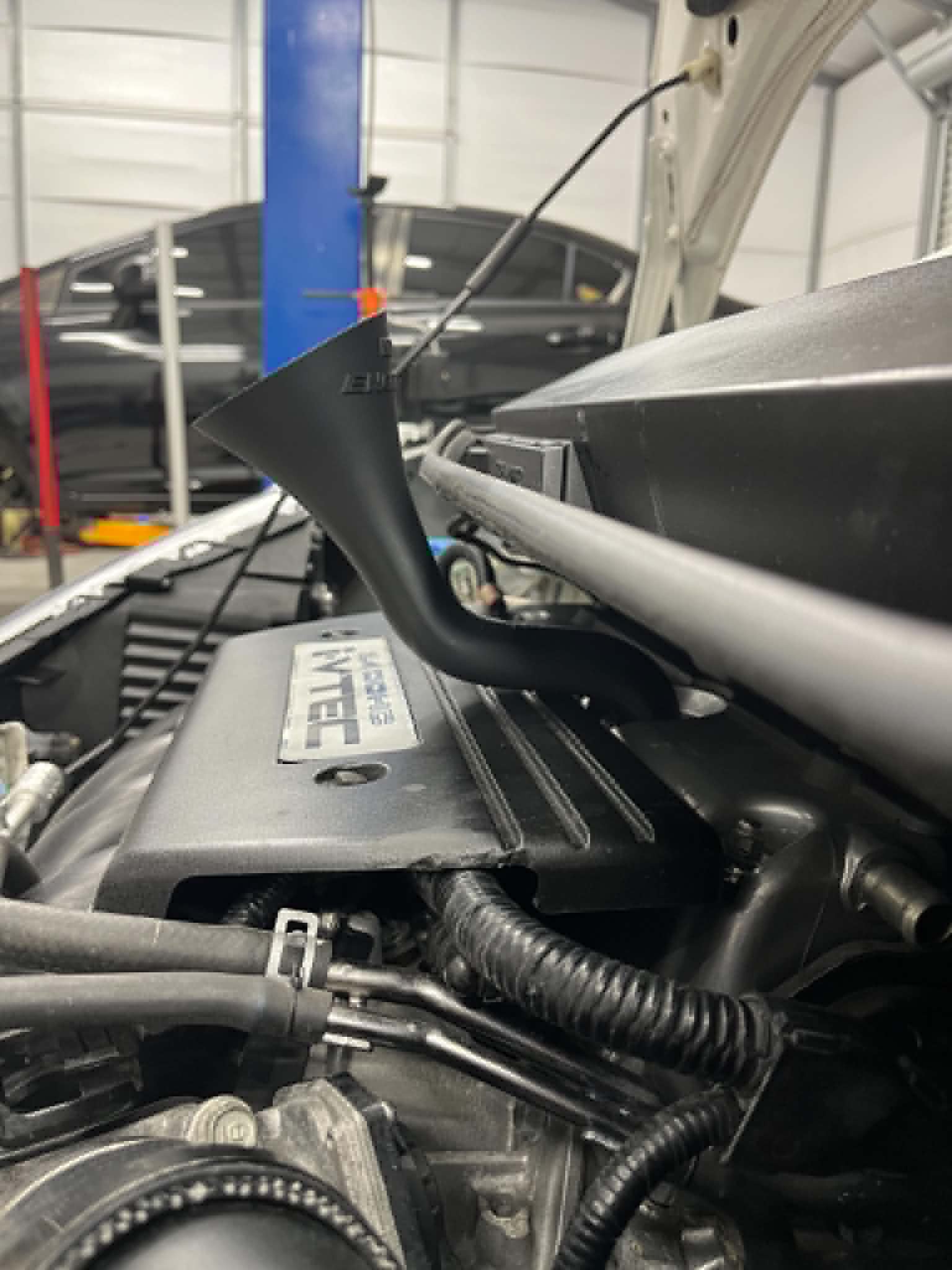 Honda Fit GE K swap oil funnel